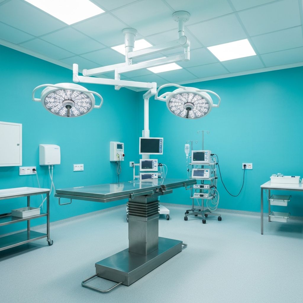 Moderner Operationssaal in der Tierarztpraxis